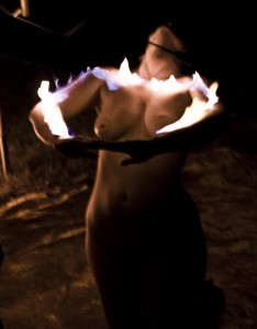 Sexy Fire Sexy Flesh - Torchplay at its finest followed up with a front-and rear fire flogging!